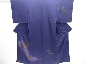 未使用品　檜扇に花模様訪問着